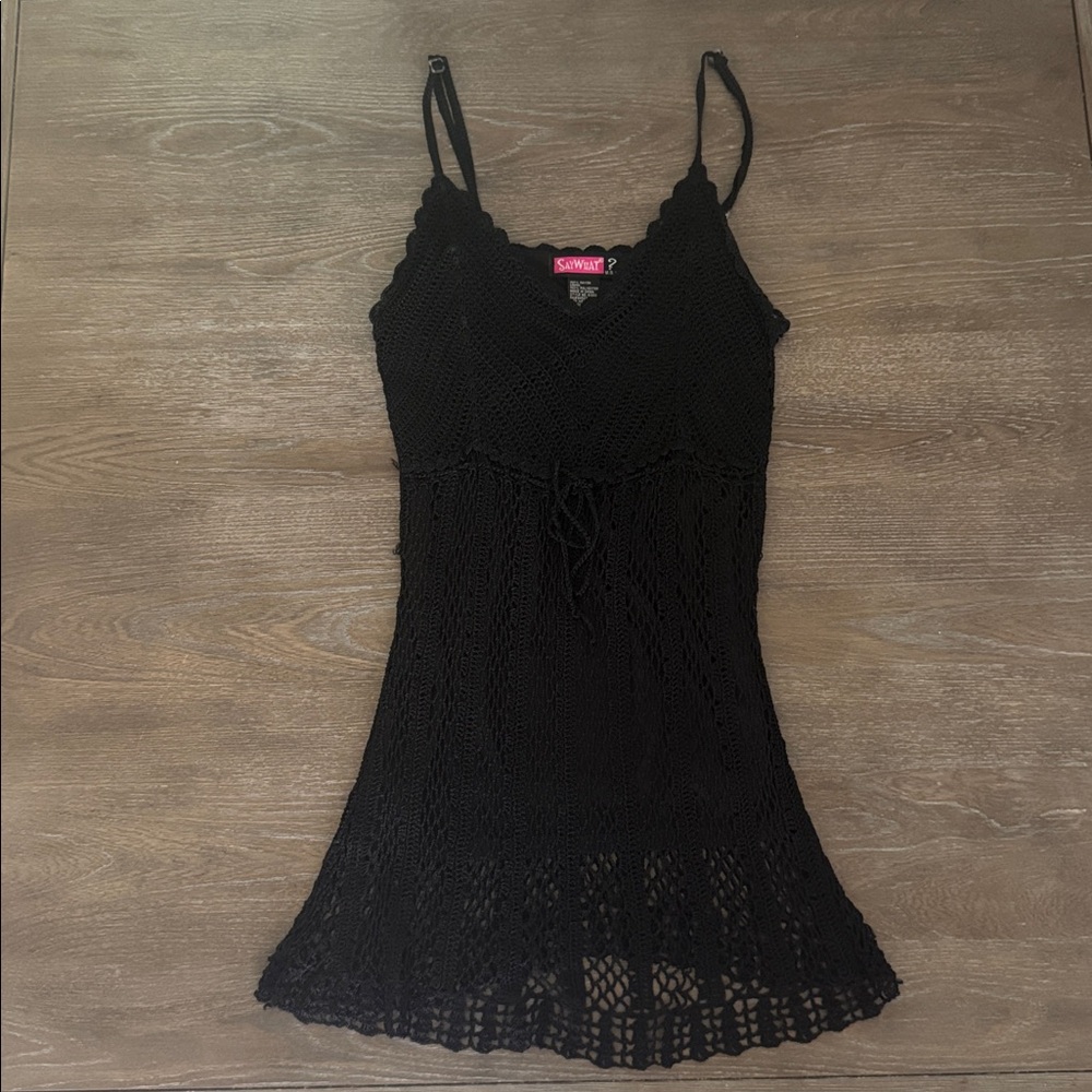 Black Knit Top